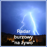 Radar burzowy - na żywo nad Sanokiem